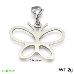 Stainless Steel Charms with Lobster - KLJ223-Z