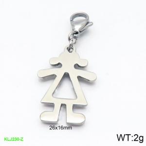Stainless Steel Charms with Lobster - KLJ230-Z