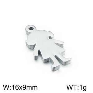 Stainless Steel Charms - KLJ2382-Z