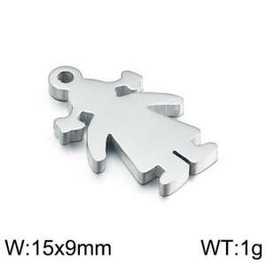 Stainless Steel Charms - KLJ2388-Z