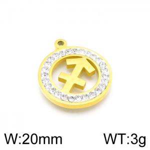 Stainless Steel Charm - KLJ3538-Z