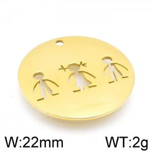 Stainless Steel Charm - KLJ3673-Z