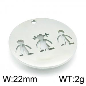 Stainless Steel Charm - KLJ3674-Z