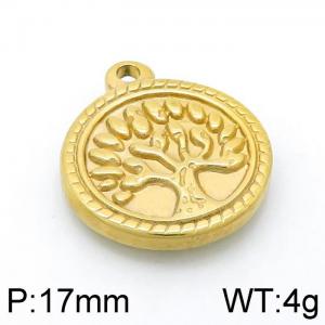 Stainless Steel Charm - KLJ4274-Z