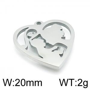 Stainless Steel Charm - KLJ4844-Z