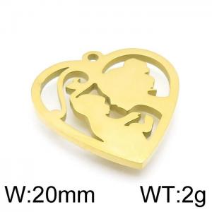 Stainless Steel Charm - KLJ4845-Z