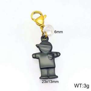 Stainless Steel Charms with Lobster - KLJ525-Z
