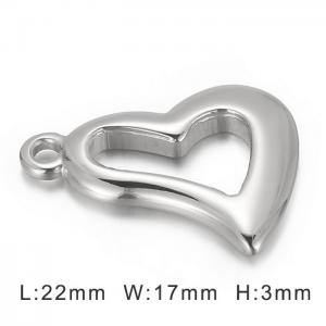 Polished fashionable diy heart-shaped oil pressure accessories - KLJ6723-Z