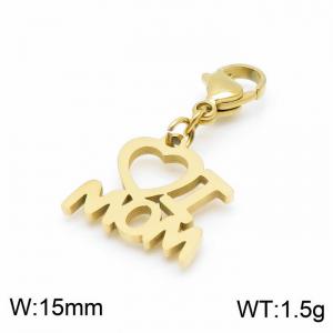 Stainless Steel Charms with Lobster - KLJ6974-Z