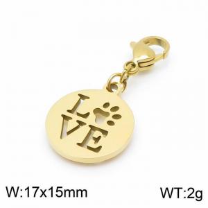 Stainless Steel Charms with Lobster - KLJ6981-Z