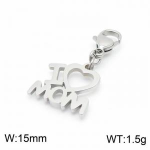 Stainless Steel Charms with Lobster - KLJ7013-Z