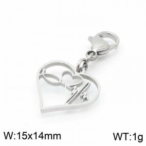 Stainless Steel Charms with Lobster - KLJ7020-Z