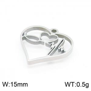 Stainless Steel Charms - KLJ7085-Z