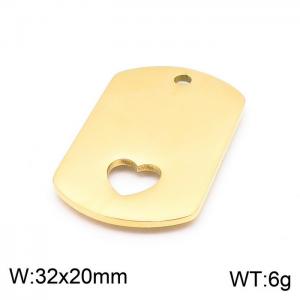 Stainless Steel Charms - KLJ7120-Z