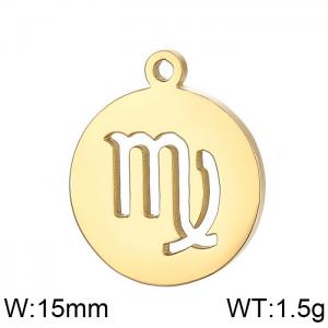 Stainless Steel Charm - KLJ7436-Z