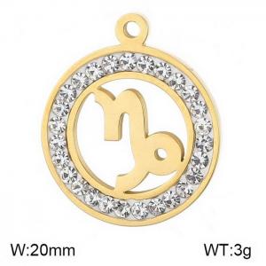 Stainless Steel Charm - KLJ7664-Z