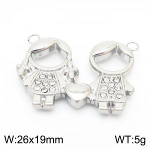 Stainless Steel Charms - KLJ8037-Z
