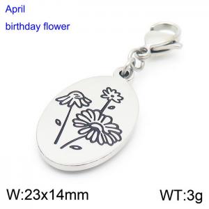 Stainless Steel Charms with Lobster - KLJ8095-Z