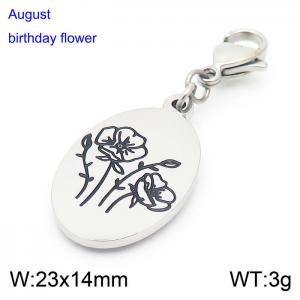 Stainless Steel Charms with Lobster - KLJ8099-Z