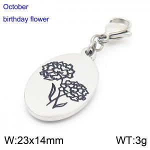Stainless Steel Charms with Lobster - KLJ8101-Z