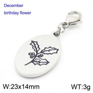 Stainless Steel Charms with Lobster - KLJ8103-Z