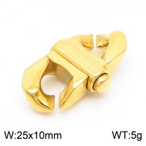 Retro titanium steel golden diamond buckle accessories - KLJ8503-Z