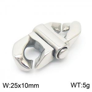 Retro titanium steel diamond buckle accessories - KLJ8504-Z