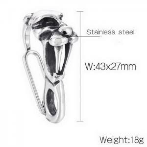 Personality Rabbit Head Stainless Steel Jewelry Clasp For Men - KLJ8558-KJX