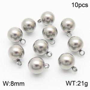 10pcs Stainless Steel Globe Jewelry Parts - KLJ8596-Z