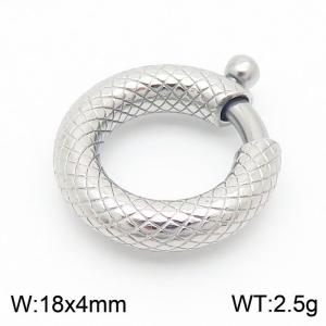 Stainless steel patterned circular buckle - KLJ8725-Z