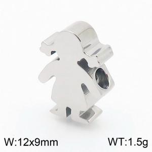 Stainless Steel Girl Accessories Silver Color - KLJ9116-Z