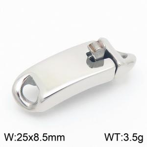 Stainless Steel Lockhead Accessories Silver Color - KLJ9119-Z