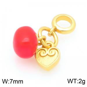 Women Copper Love Heart Charm - KLJ9270-ZBL
