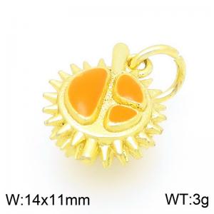 Copper Orange Durian Charm - KLJ9272-ZBL