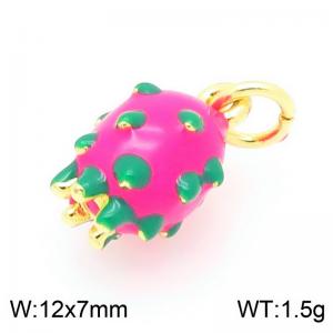 Copper Dragon Fruit Charm - KLJ9291-ZBL