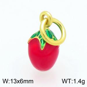Copper Tomato Charm - KLJ9292-ZBL