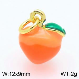 Copper Persimmon Charm - KLJ9304-ZBL