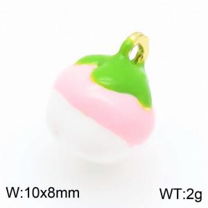 Copper Pink Mangosteen Charm - KLJ9313-ZBL