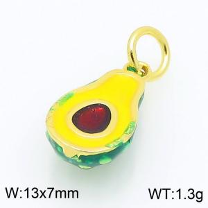 Copper Avocado Charm - KLJ9314-ZBL