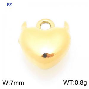 Stainless steel heart-shaped accessory - KLJ9399-Z