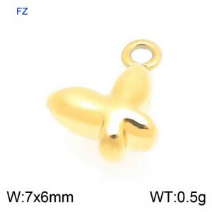 Stainless steel three-dimensional butterfly accessories - KLJ9405-Z