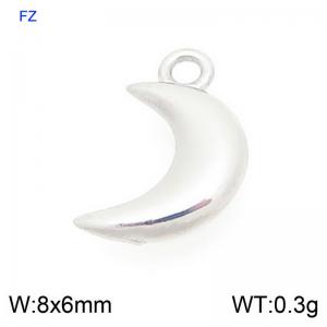 Stainless steel three-dimensional moon accessories - KLJ9406-Z