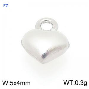 Stainless steel three-dimensional heart-shaped accessories - KLJ9414-Z