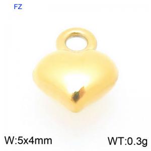Stainless steel three-dimensional heart-shaped accessories - KLJ9415-Z