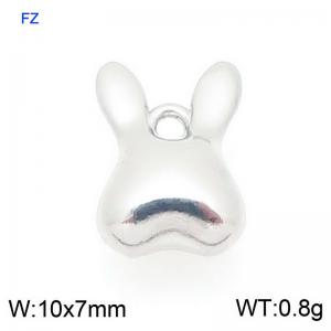 Stainless steel three-dimensional rabbit accessory - KLJ9416-Z