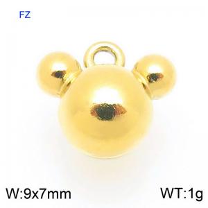 Stainless steel round mouse head accessory - KLJ9423-Z