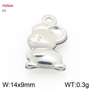 Stainless steel cute little mouse accessory - KLJ9660-Z