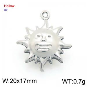 Stainless steel cartoon sun smiley face accessory - KLJ9682-Z