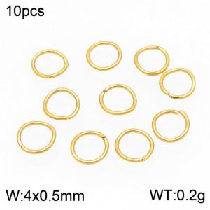 SS Small Circle--4x0.5mm---10pcs Pirce - KLJ9695-Z