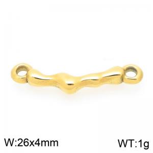 Gold-Plated Stainless Steel Fashion Charm - KLJ9917-Z
